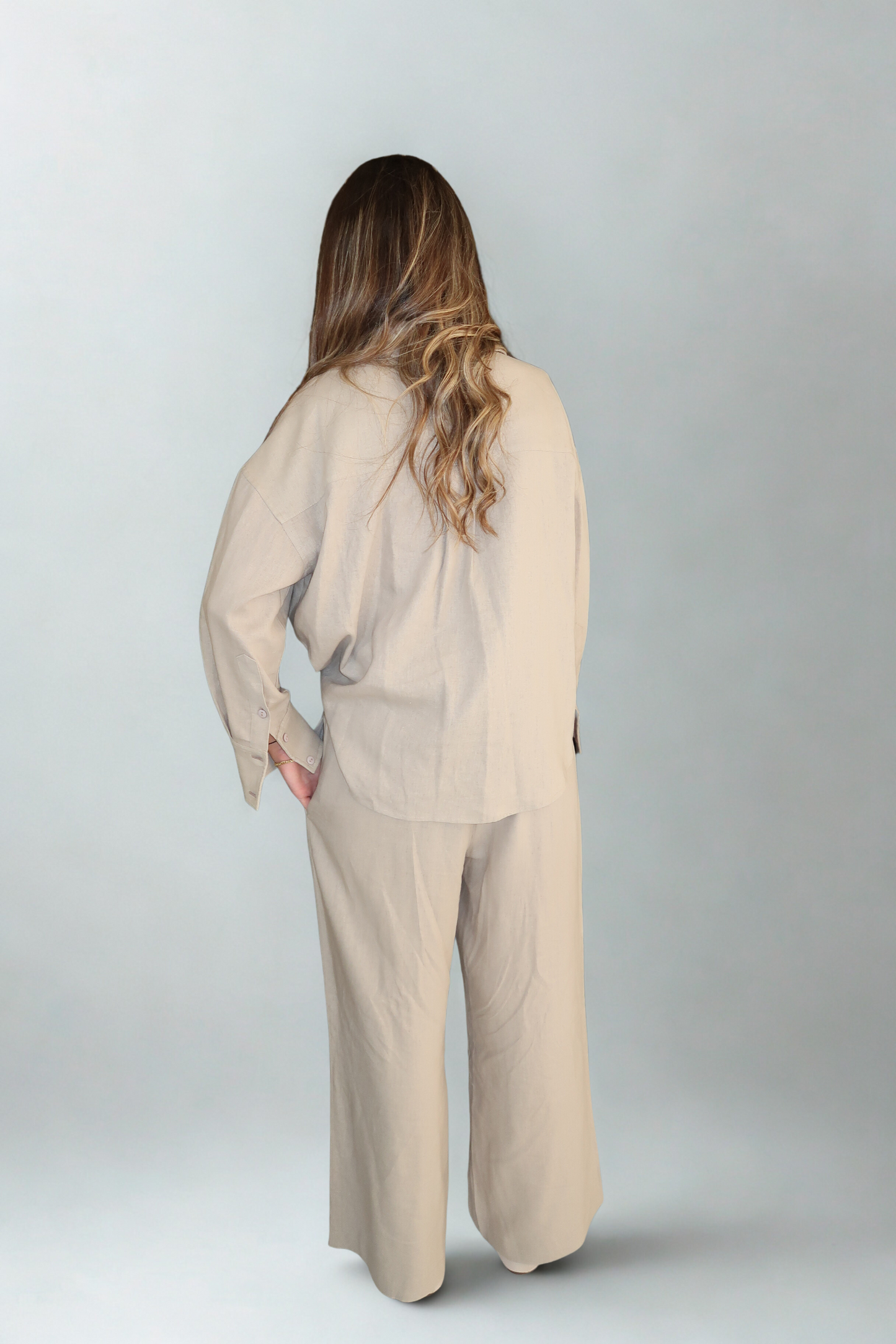 NAYA NATURAL LINEN BLOUSE
