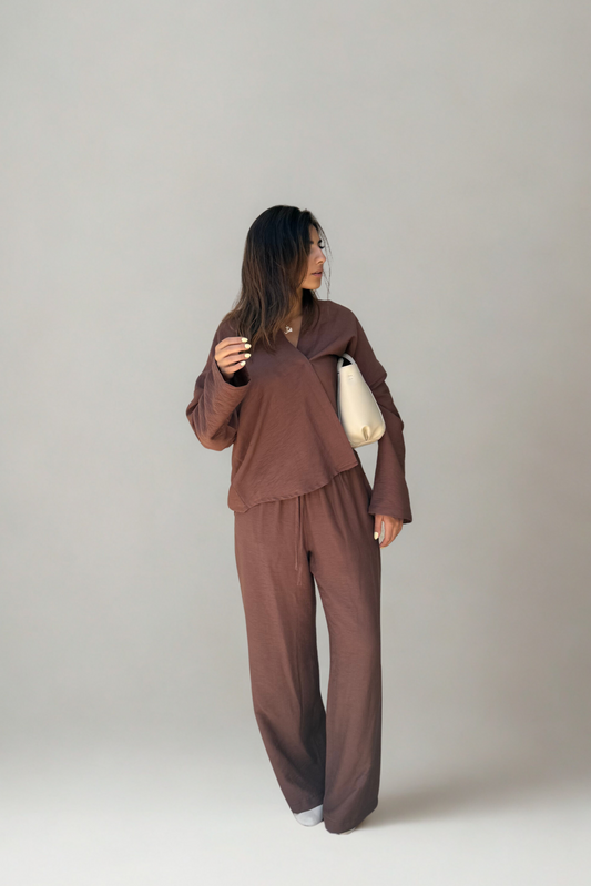 AVA MAPLE TEXTURED PANT