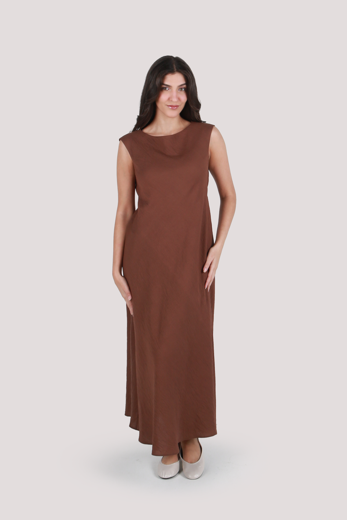 AVA MAPLE TEXTURED DRESS