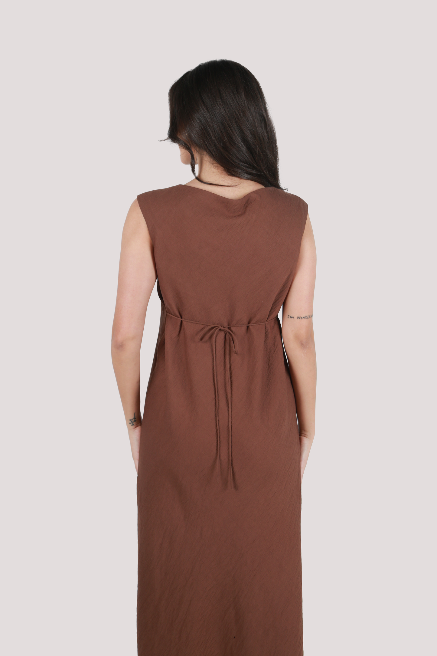 AVA MAPLE TEXTURED DRESS