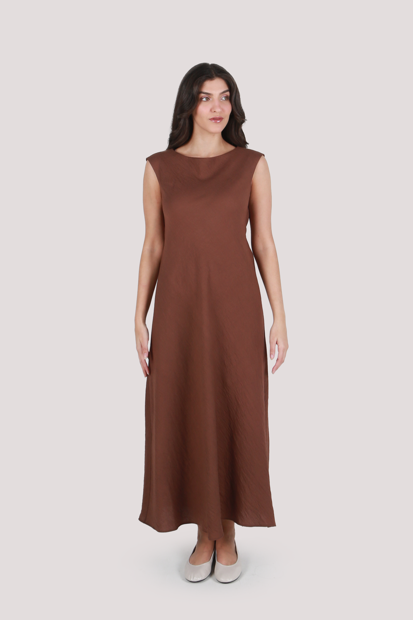 AVA MAPLE TEXTURED DRESS