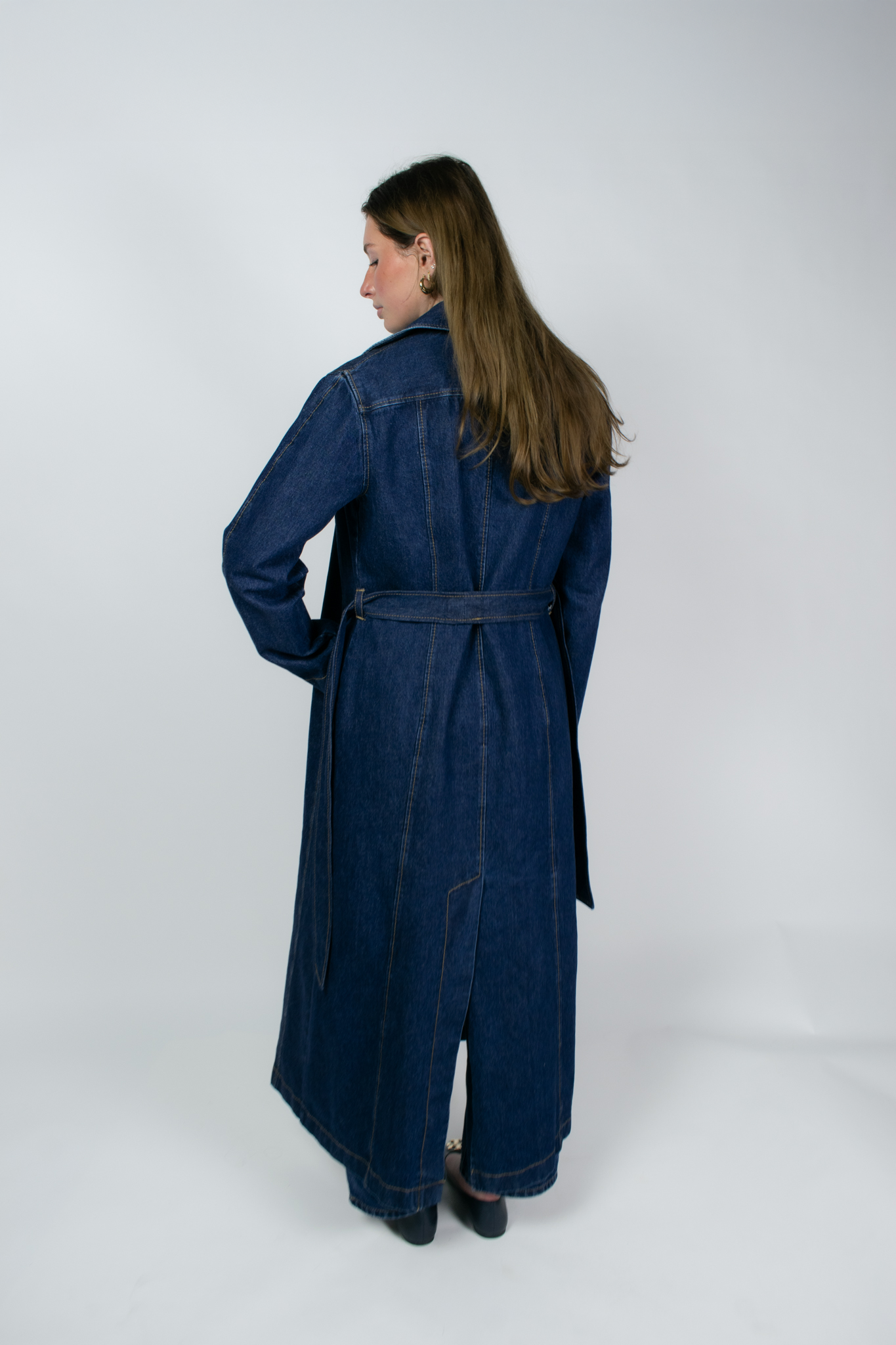 COLE MIDNIGHT DENIM TRENCH COAT