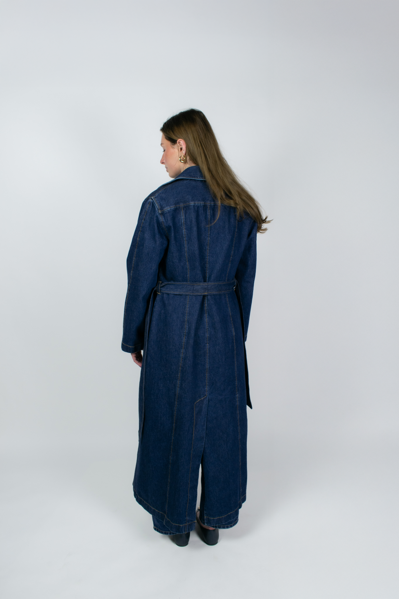 COLE MIDNIGHT DENIM TRENCH COAT