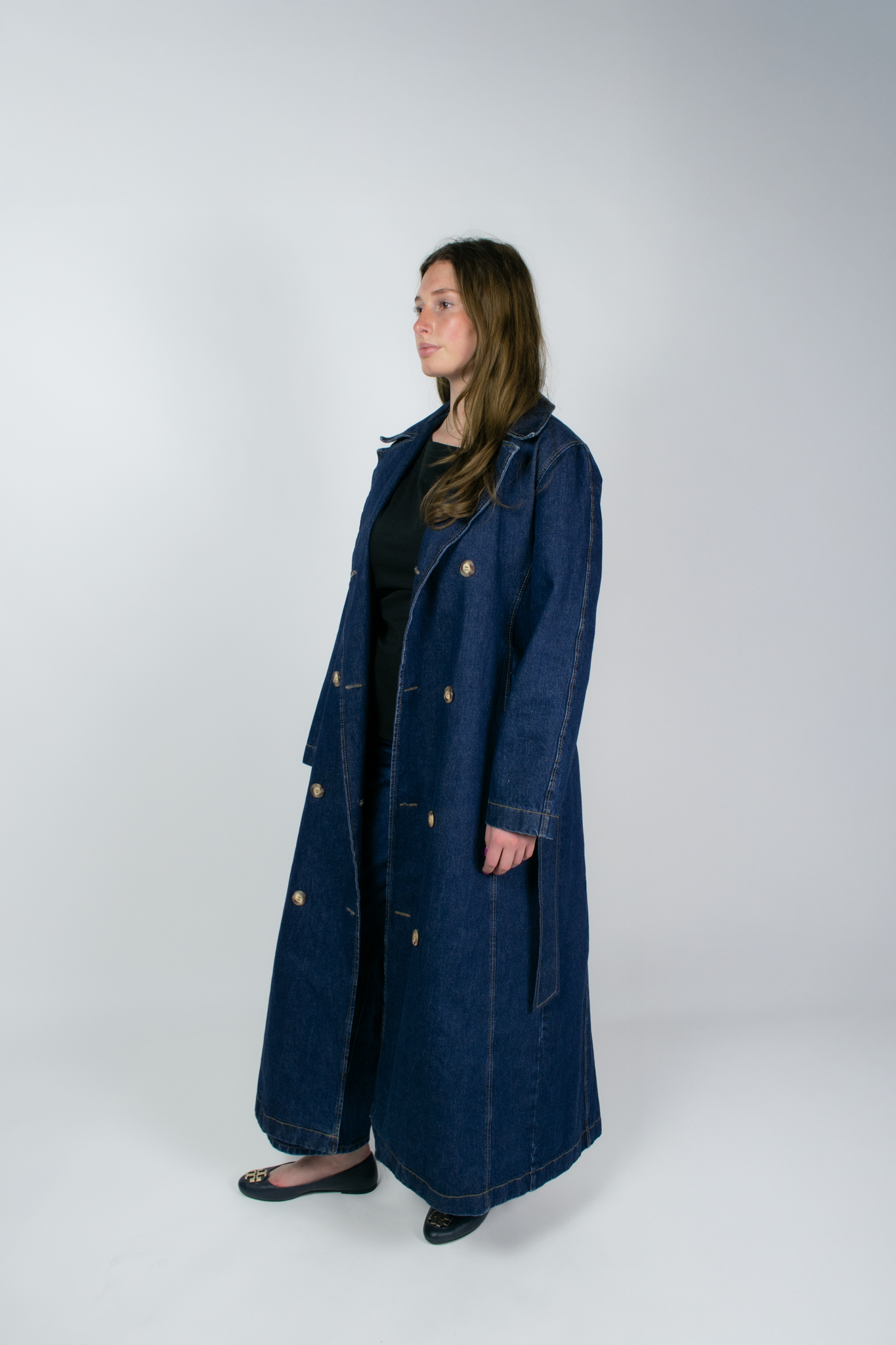 COLE MIDNIGHT DENIM TRENCH COAT