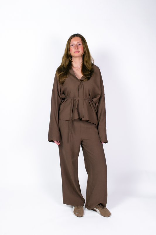 AVA MAPLE TEXTURED PANT
